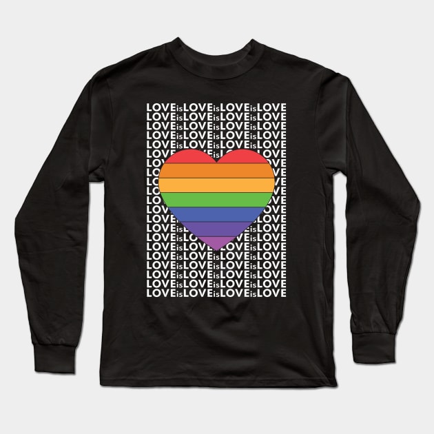 Love is Love is Love Long Sleeve T-Shirt by AnnaBanana